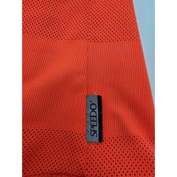 Vtg Speedo Women's Size S Neon Orange Swimsuit Coverup - Picture 2 of 10